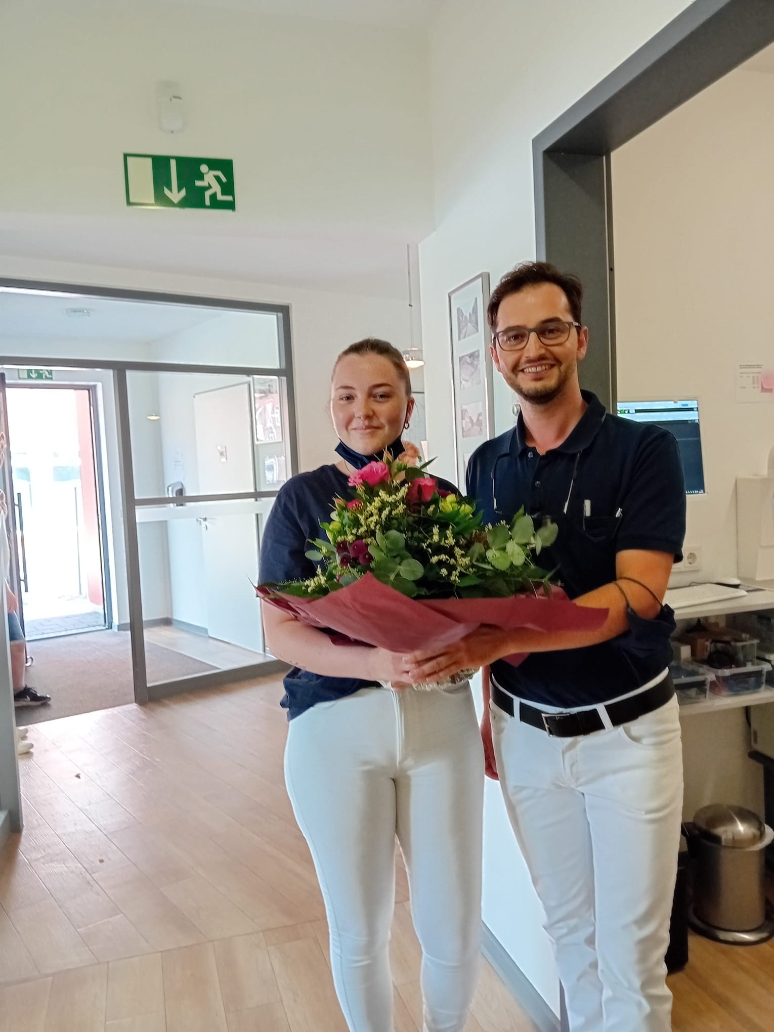 Lynn-Christin Haak und Betim Ismaili, Praxisinhaber